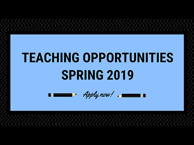 ReadyAI Teaching Opportunities in Spring 2019